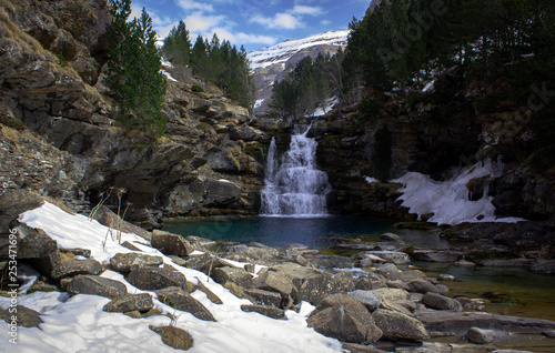 Breathtaking scenery in Ordesa, Spain Pyrenees