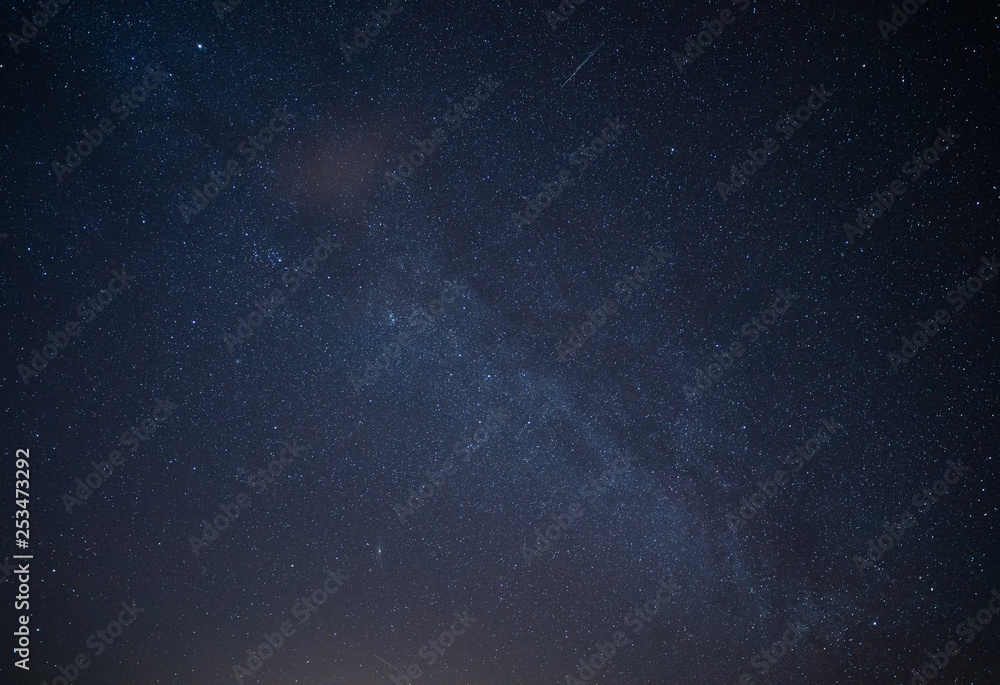 Beautiful night starry sky with Milky way galaxy. Beautiful night starry sky with Milky way galaxy.