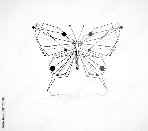 Abstract beautiful butterfly