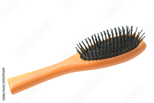 Hair comb isolated