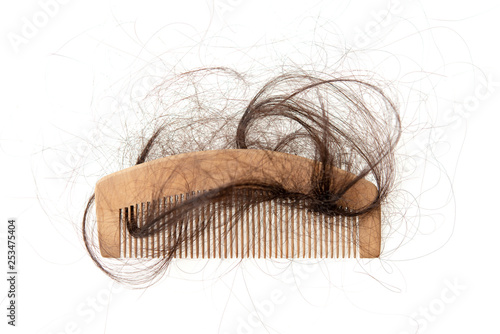 Hair fall and comb