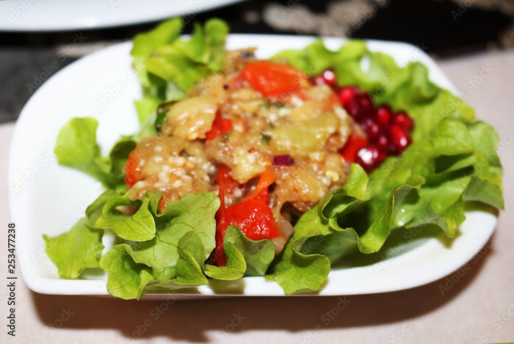 Barbecue salad (Manqal salati) Eggplant salad Barbecue salad (Manqal salati) Eggplant salad