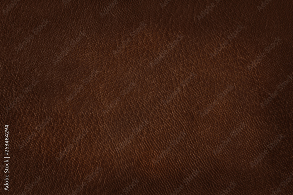 Fototapeta premium Close up of brown leather texture background with seamless pattern.