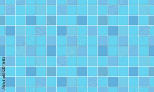 blue color ceramic tile wall texture background. Geometric mosaic texture. Simple seamless pattern for backdrop, advertising, banner, poster, flyer or web