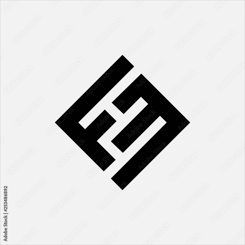 Letter FM Logo design Letter FM Logo design
