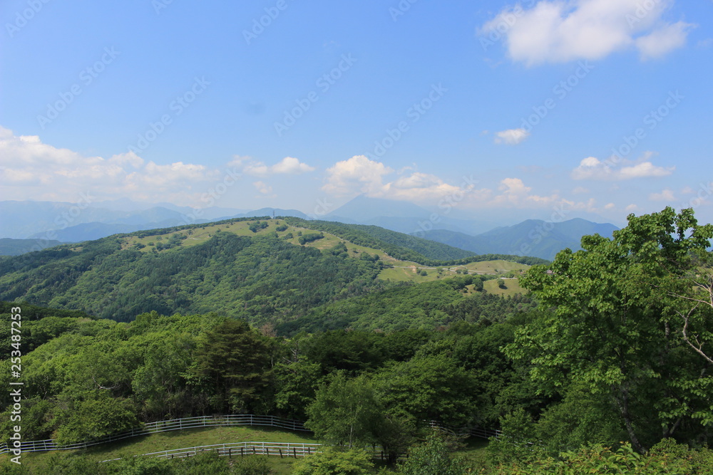 横根高原の風景(方塞山) 横根高原の風景(方塞山)