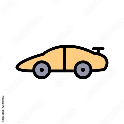 Illustration Sports Car Icon photo