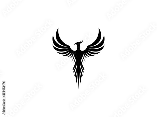 Phoenix symbol vector illustration