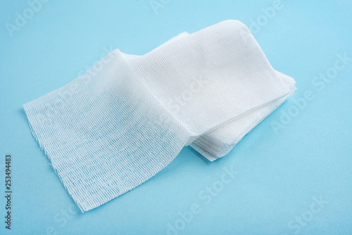 Tableau sur toile Medical supplies, medical gauze bandage