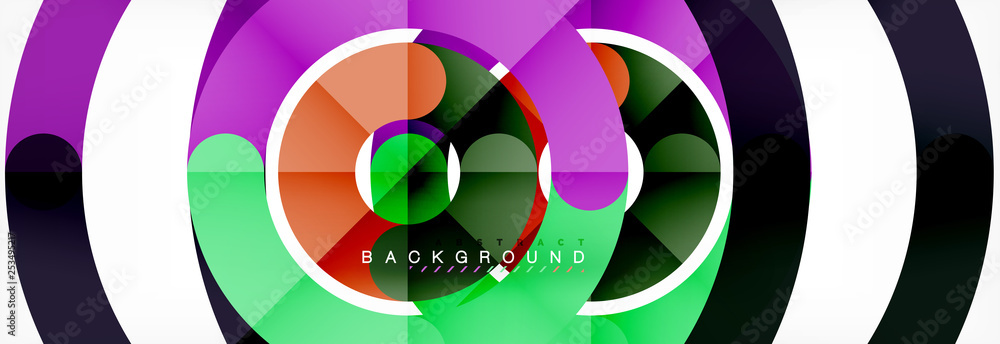 Circular lines design background Circular lines design background