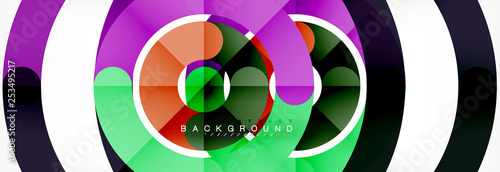 Circular lines design background