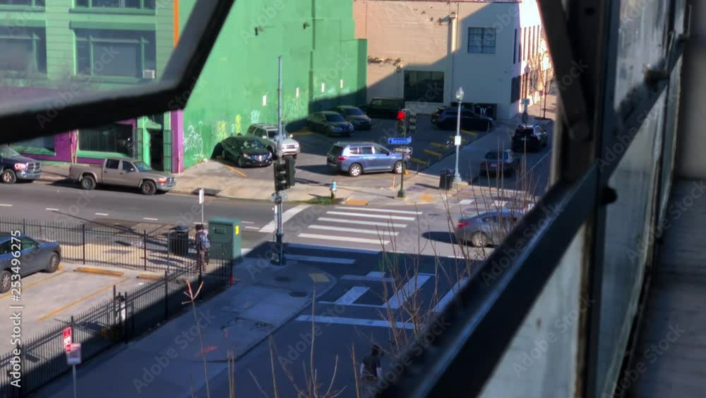 Street Corner from Warehouse Window Street Corner from Warehouse Window