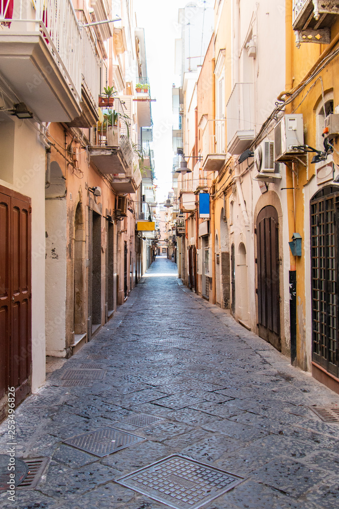 Narrow Street in Gaeta, Italy