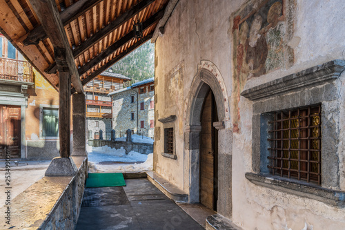 Forni di Sopra winter. Ancient mountain village. Pearl of the Friulian Dolomites © Nicola Simeoni