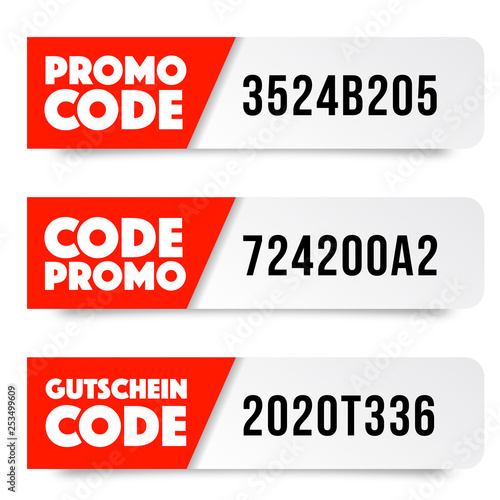 Gutscheincode / promo code / code promo