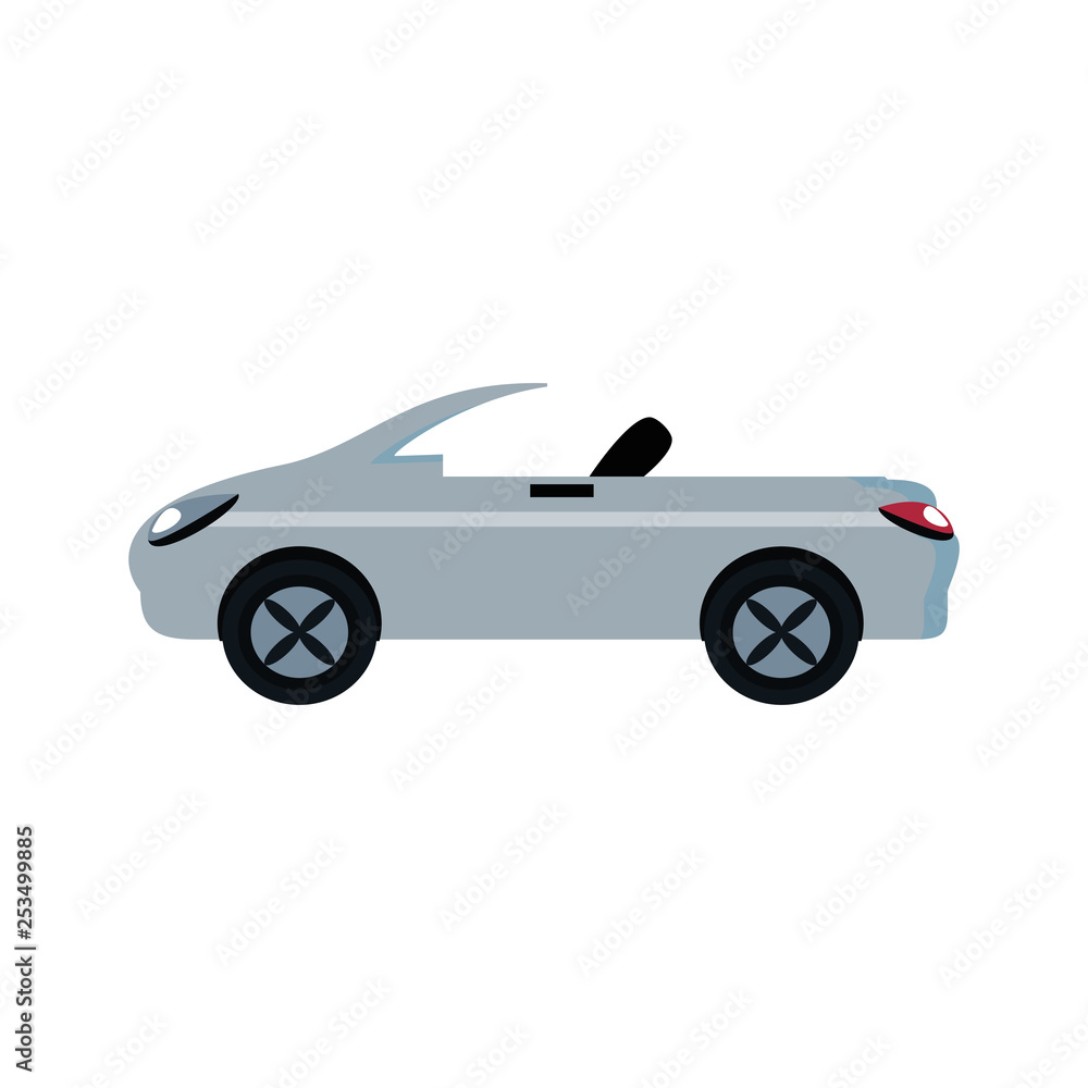Fototapeta car convertible isolated icon