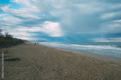 Strand in Marseillan Plage in Südfrankreich