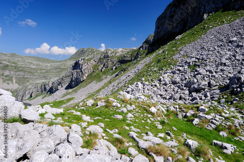 Berglandschaft im Zurim-Gebirge, Montenegro photo