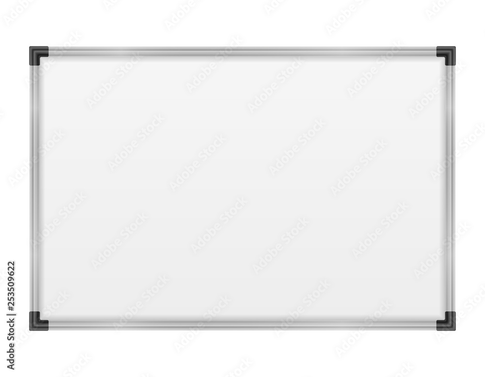empty whiteboard magnetic marker for presentations training and education stock vector illustration empty whiteboard magnetic marker for presentations training and education stock vector illustration