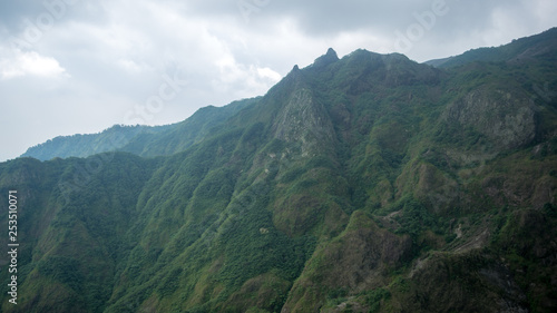 Beautiful landscape of Kelud Volcano in Blitar & Kediri, East Java, the beauty of the Kelud Volcano landscape after the last eruption in 2014