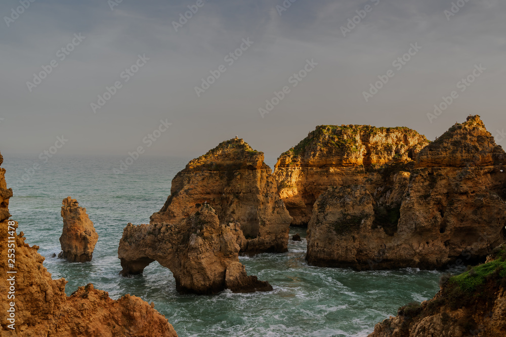 Praia do Camilo in Lagos, Portugal