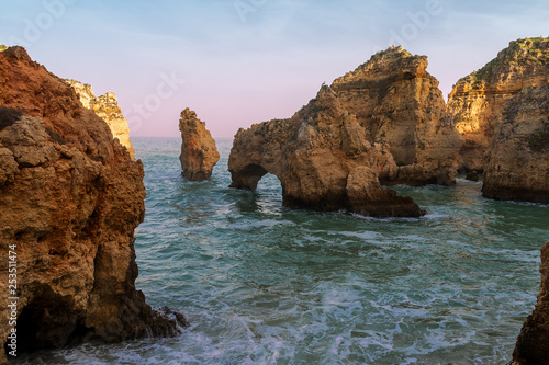 Praia do Camilo in Lagos, Portugal