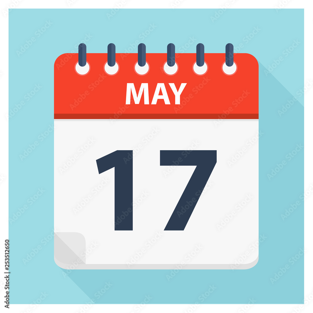 May 17 - Calendar Icon - Calendar design template May 17 - Calendar Icon - Calendar design template