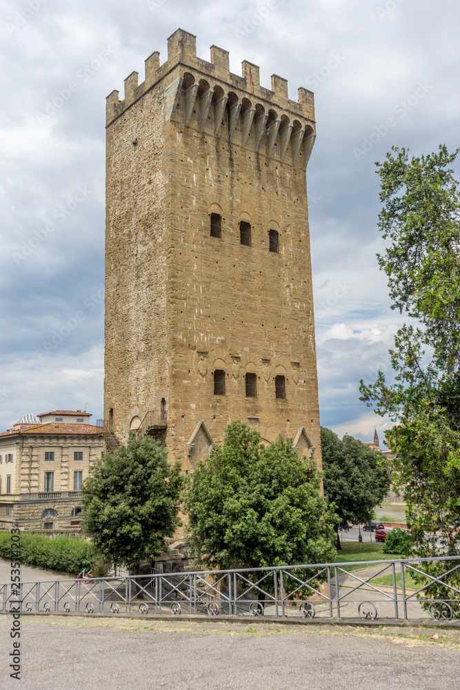 The City gate of San Niccolo in Florence, Italy