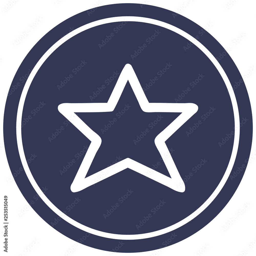 star shape circular icon star shape circular icon