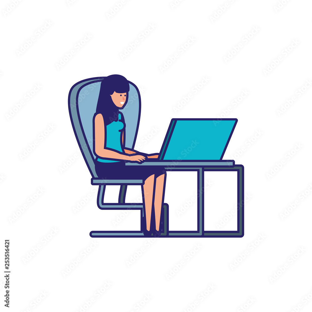 business woman in the office avatar character business woman in the office avatar character