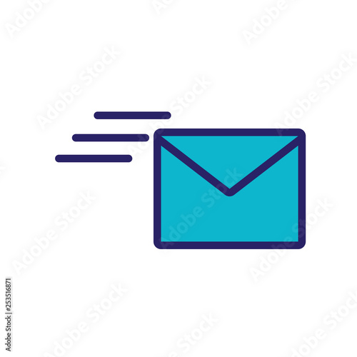 envelope mail isolated icon