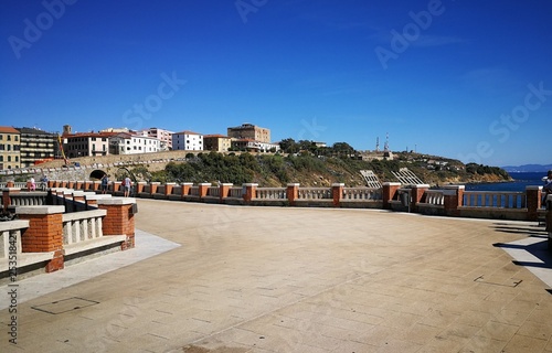 Piazza con belvedere a Piombino, Livorno