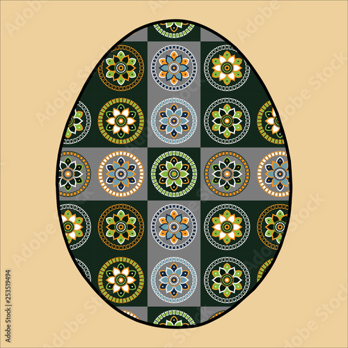 Easter egg joy holiday color