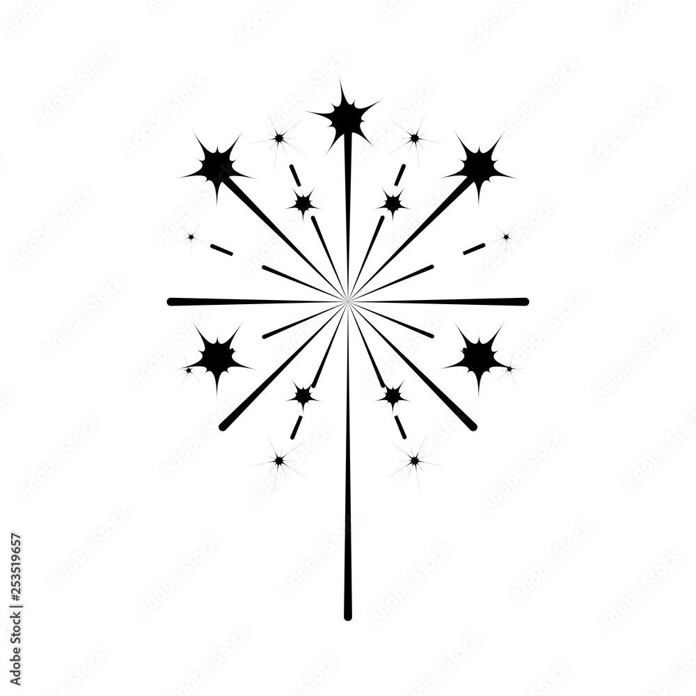 Fototapeta premium star burst circular icon