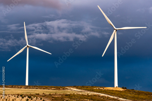 Field of wind generators
