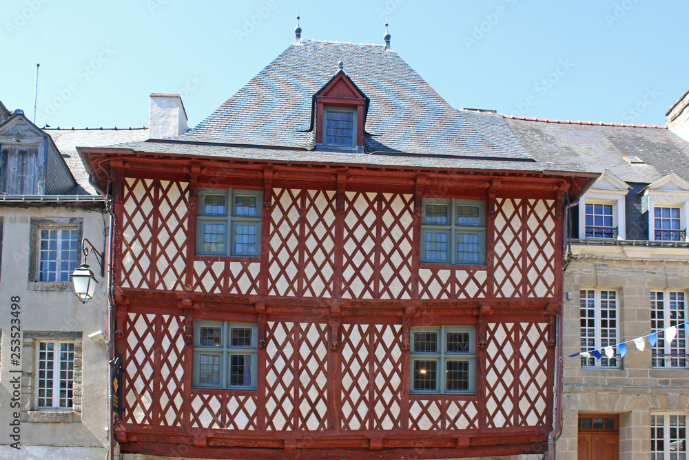 Medieval house in Josselin, France