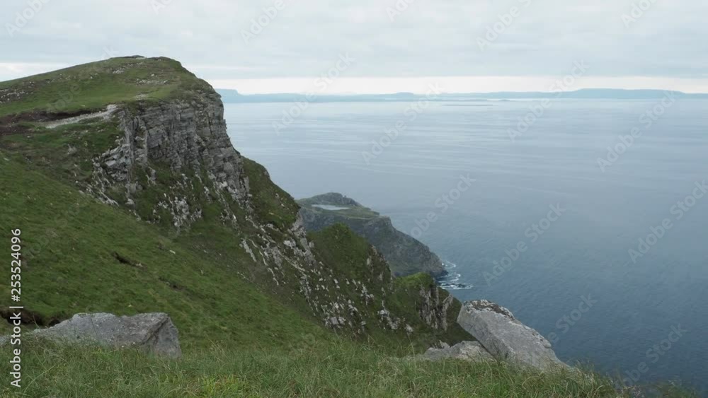 Rugged cliff views along the coast of Ireland Rugged cliff views along the coast of Ireland