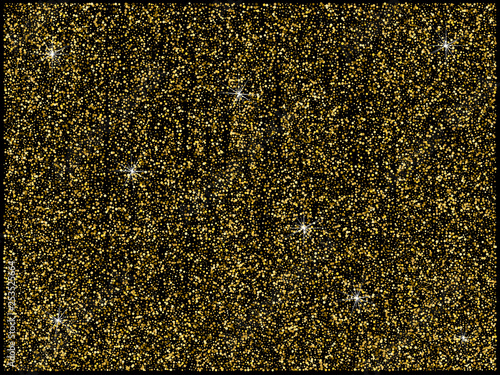 Gold glitter background.