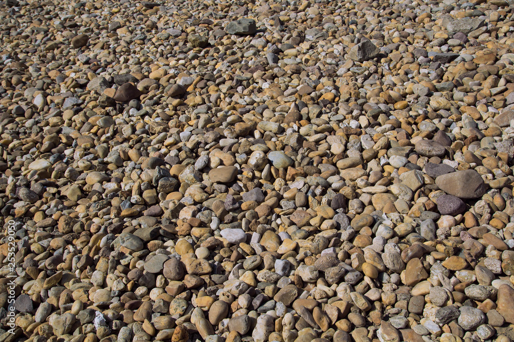 Pebble stone background outside. Pebble stone background outside.