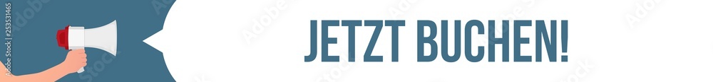 Megaphon Banner Durchsage - Jetzt buchen Megaphon Banner Durchsage - Jetzt buchen