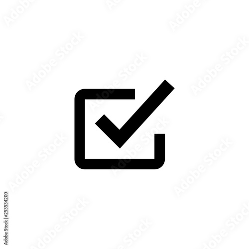 Checklist icon. Business sign