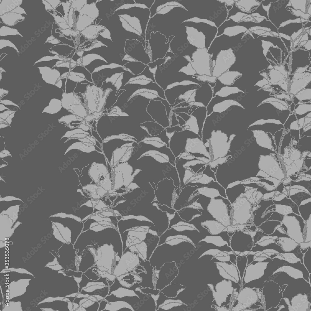 Beautiful seamless floral pattern background. Beautiful seamless floral pattern background.