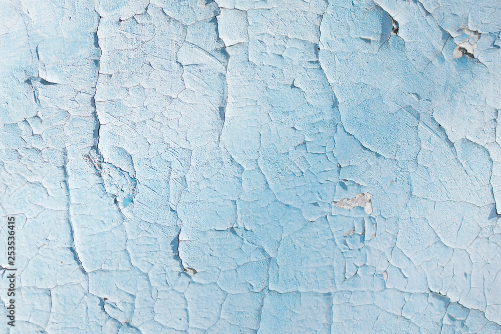 Fotografie blue texture with scratches and cracks