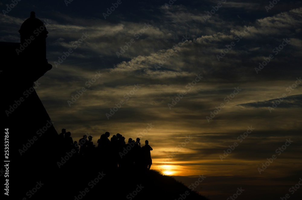 sunset in the Lighthouse Salvador Bahia sunset in the Lighthouse Salvador Bahia