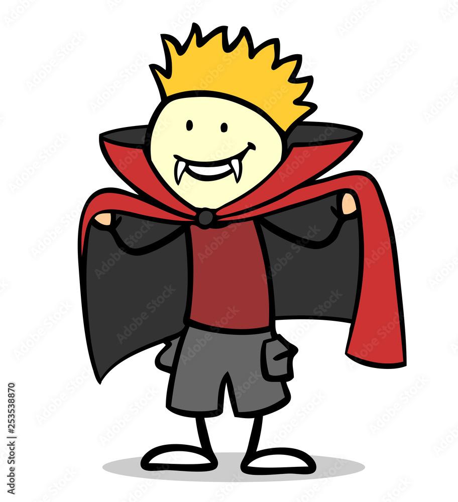 Kind als Vampir zu Karneval oder Halloween Kind als Vampir zu Karneval oder Halloween