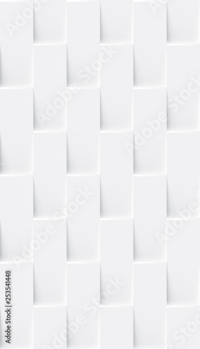 White seamless abstract geometric background