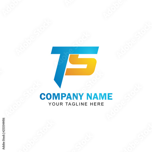 TS Letter Logo Vector Design