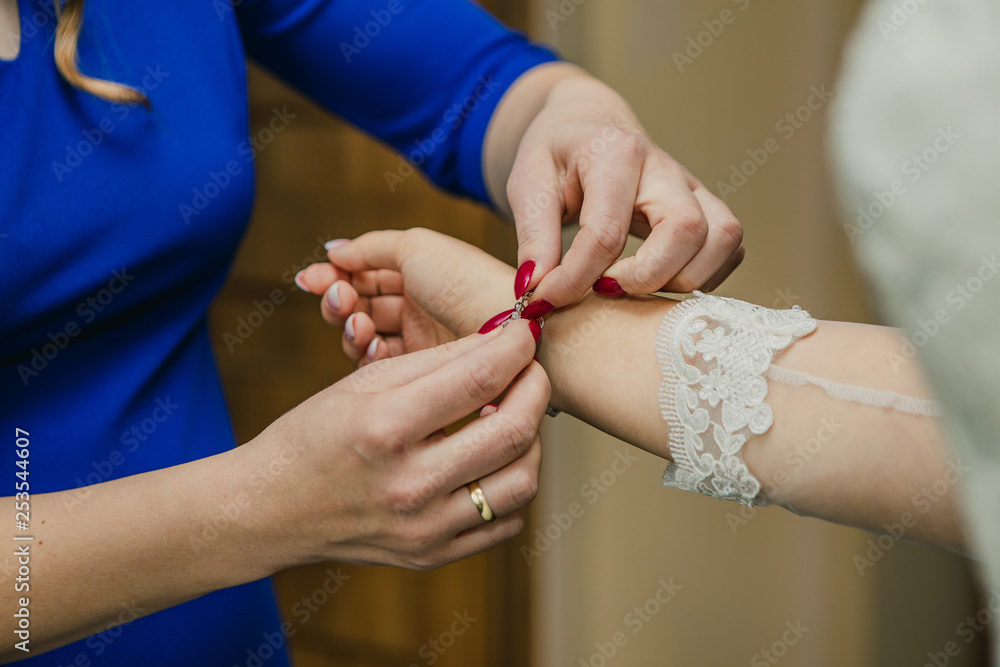 Fototapeta premium Przygotowania Pany Młodej