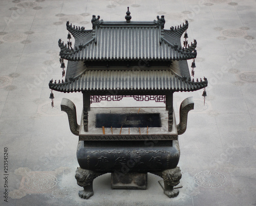 Big incense burner in Shanghai, China