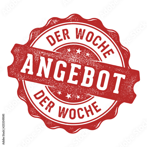 Angebot der Woche Stempel